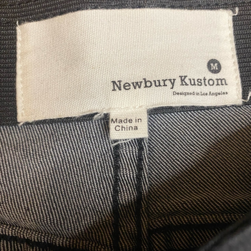 Newbury Kustom Flare Pull On Black Jeans Women’s M Stretch Boho Indie 70s Hippie - Picture 8 of 9